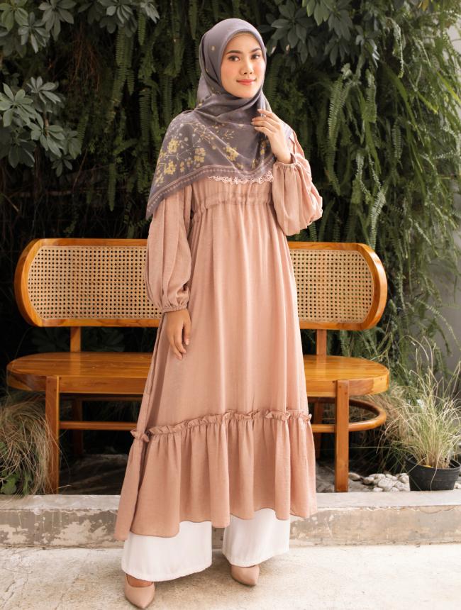 Dira Long Tunic Brown
