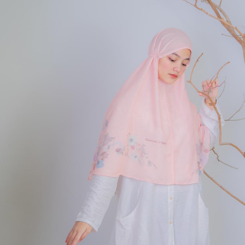 Hannah Hijab Instant Mammadis x hijab.id Peach 