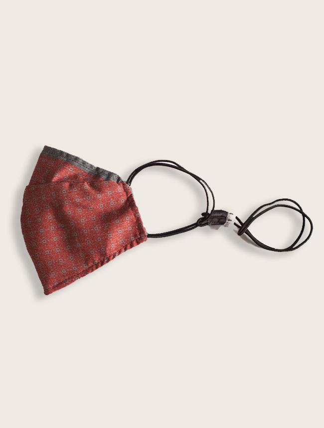 Masker Headloop Monochrome Scarlet Black