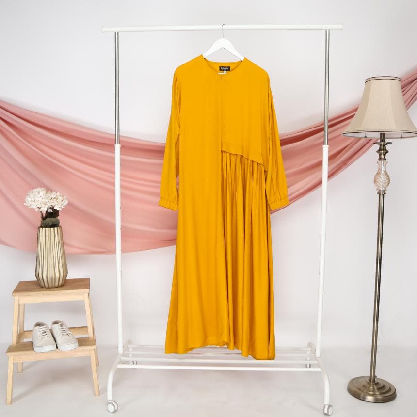 Ainun Dress Mustard 