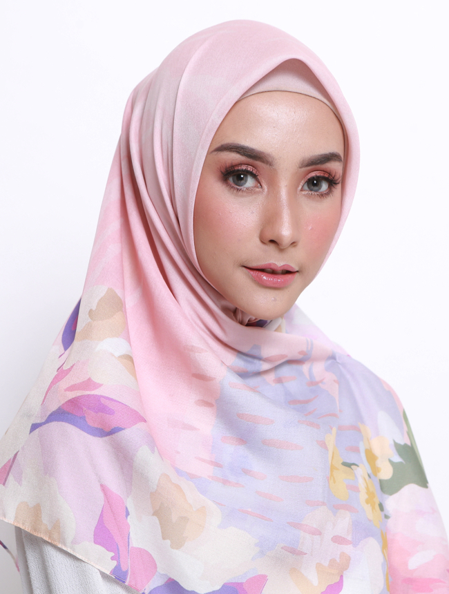 Flower Peach Hijab.id